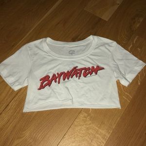 NWOT Baywatch Cropped Tee